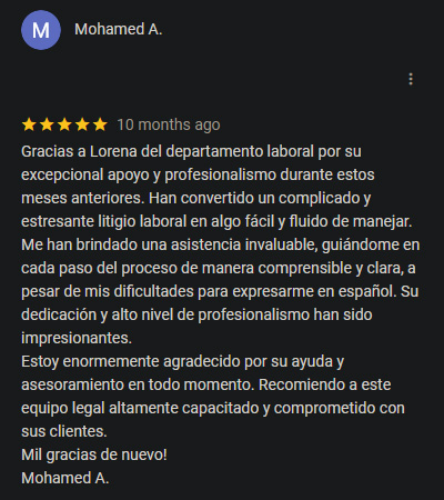 Testimonio cliente 3
